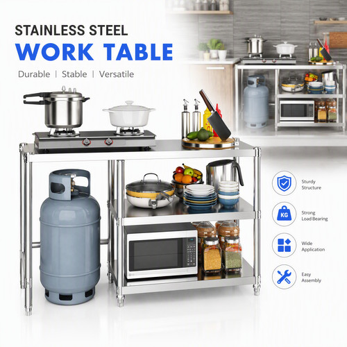 Commercial kitchen work - work, bench