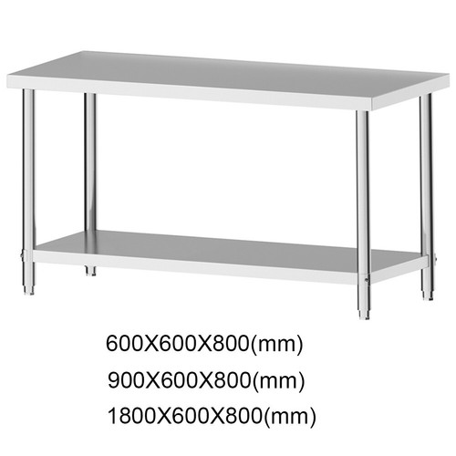 Stainless steel catering table - stainless,