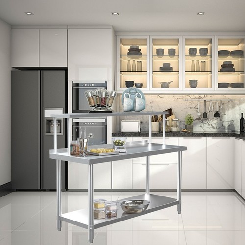 6ft stainless steel prep - steel,