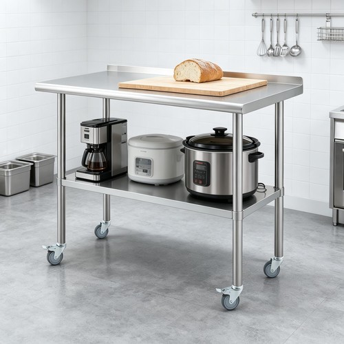 48in stainless steel work - steel,